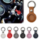 Protective PU Leather Case with Keyring For AirTag Location Tracker